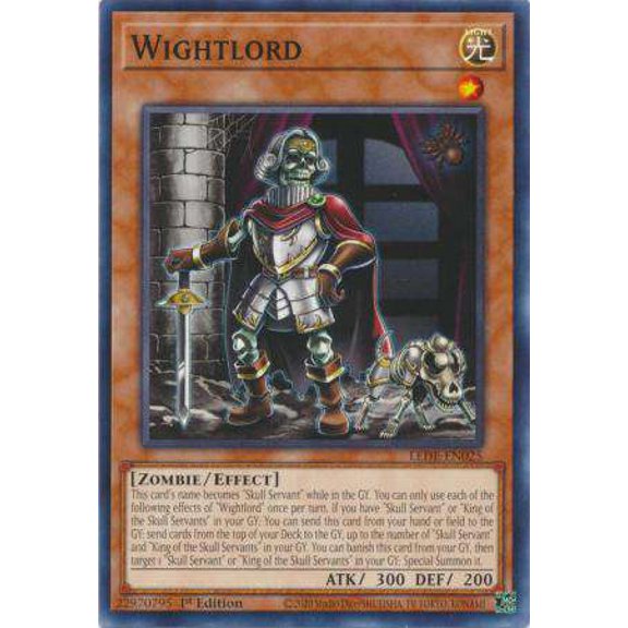 YuGiOh Legacy of Destruction Common Wightlord LEDE-EN025
