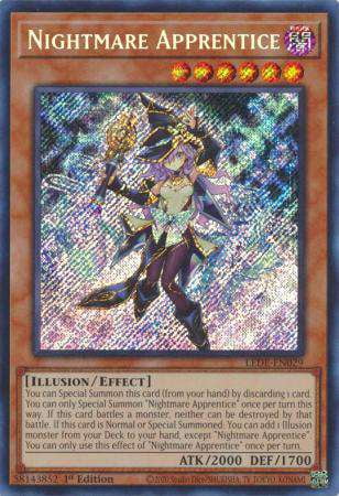 Knightmare Apprentice YuGiOh Legacy of Destruction Secret Rare Nightmare Apprentice LEDE ...