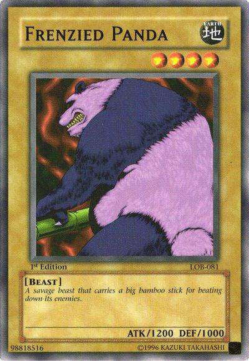 panda yugioh card Brotherhood of the Fire Fist it gains 500 ATK YuGiOh Legend of Blue Eyes