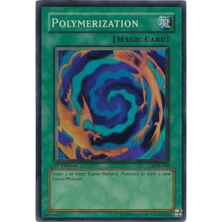 YuGiOh Legend of Blue Eyes White Dragon Super Rare Polymerization LOB-059  #LOB-059 - Walmart.com