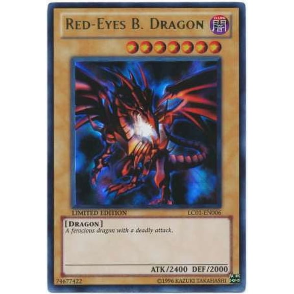 YuGiOh Legendary Collection 1 Ultra Rare Red-Eyes B. Dragon LC01-EN006