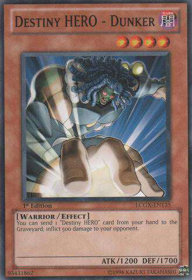 YuGiOh Legendary Collection 2 Common Destiny HERO - Dunker LCGX-EN135