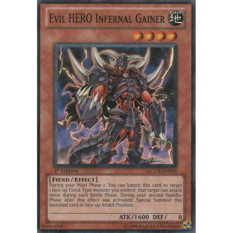 YuGiOh Legendary Collection 2 Common Evil HERO Infernal Gainer LCGX-EN030 -  Walmart.com