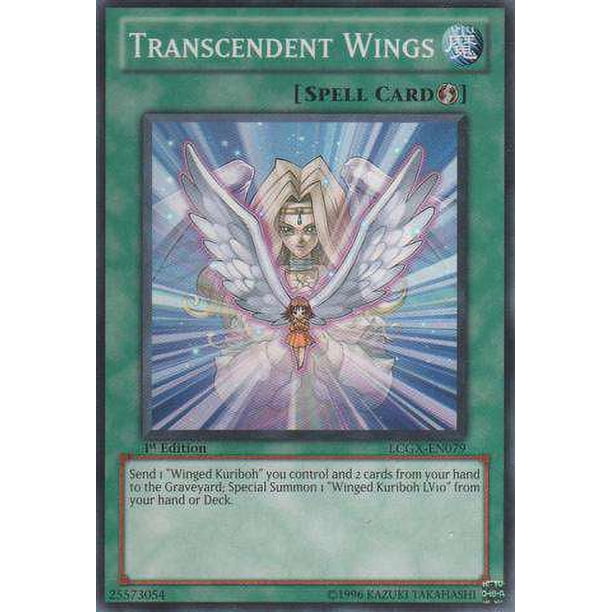 YuGiOh Legendary Collection 2 Common Transcendent Wings LCGX-EN079 -  Walmart Business Supplies