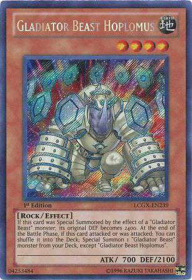 Yu-Gi-Oh! Gladiator Beast War Chariot Secret Rare Card - LCGX-EN266, 1st Edition, Legendary Collection 2
