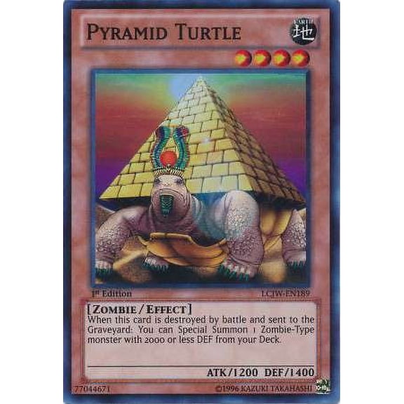 YuGiOh Legendary Collection 4: Joey's World Super Rare Pyramid Turtle LCJW-EN189