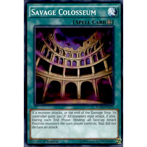 YuGiOh Legendary Collection Mega Pack Common Savage Colosseum LC5D-EN252