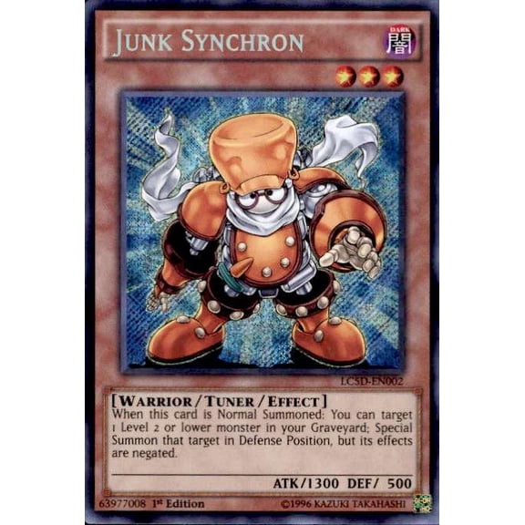 YuGiOh Legendary Collection Mega Pack Junk Synchron LC5D-EN002