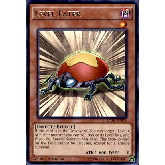 YuGiOh Legendary Collection Mega Pack Rare Level Eater LC5D-EN014
