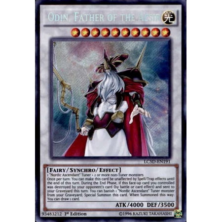 YuGiOh Legendary Collection Mega Pack Secret Rare Odin, Father of the Aesir LC5D-EN191