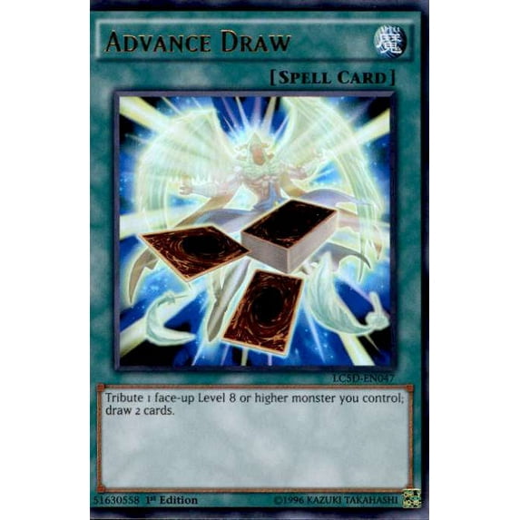 YuGiOh Legendary Collection Mega Pack Ultra Rare Advance Draw LC5D-EN047