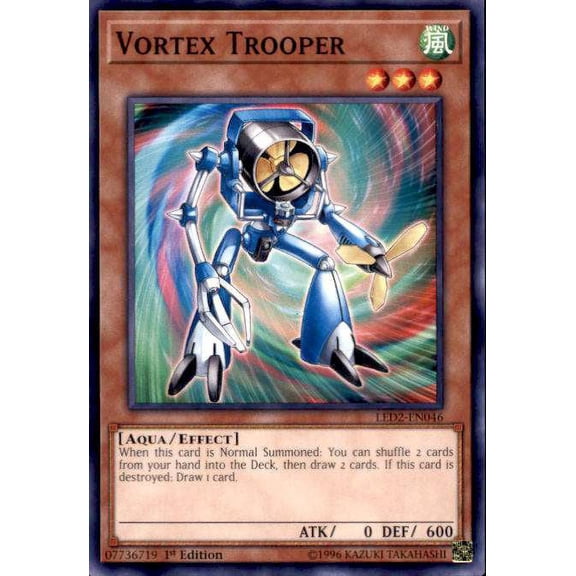 YuGiOh Legendary Duelists: Ancient Millennium Common Vortex Trooper LED2-EN046