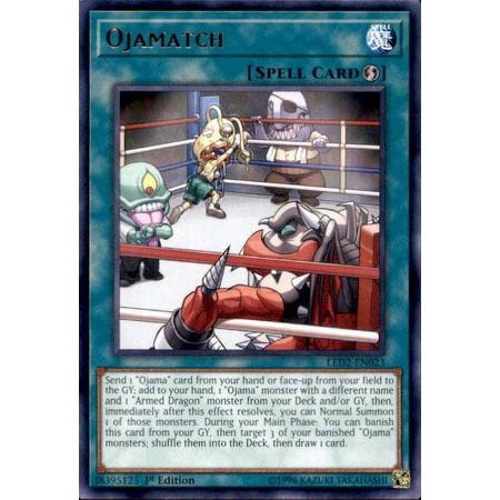 YuGiOh Legendary Duelists: Ancient Millennium Rare Ojamatch LED2-EN023