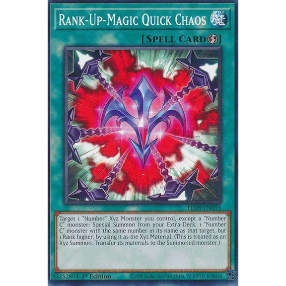 YuGiOh Legendary Duelists Duels From The Deep Common Rank-Up-Magic Quick Chaos LED9-EN015