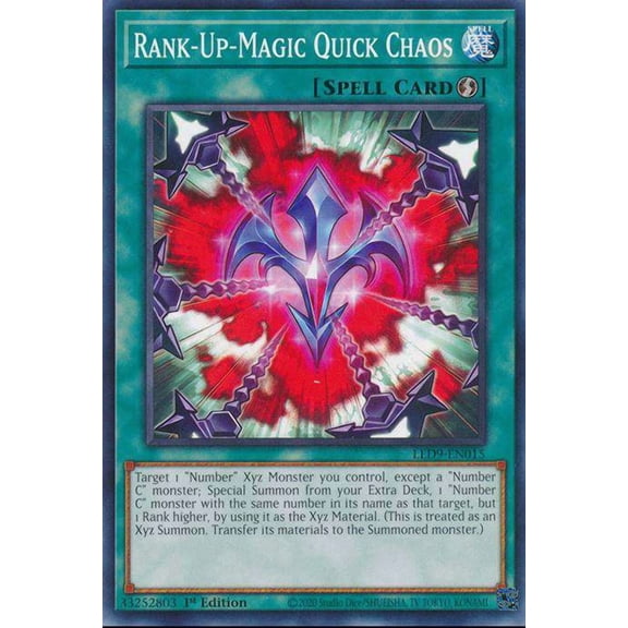YuGiOh Legendary Duelists Duels From The Deep Common Rank-Up-Magic - The Seventh One LED9-EN014