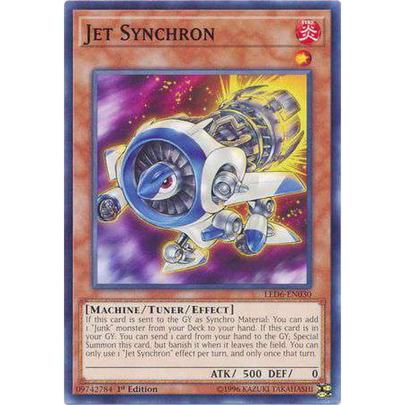 YuGiOh Legendary Duelists: Magical Hero Common Jet Synchron LED6-EN030