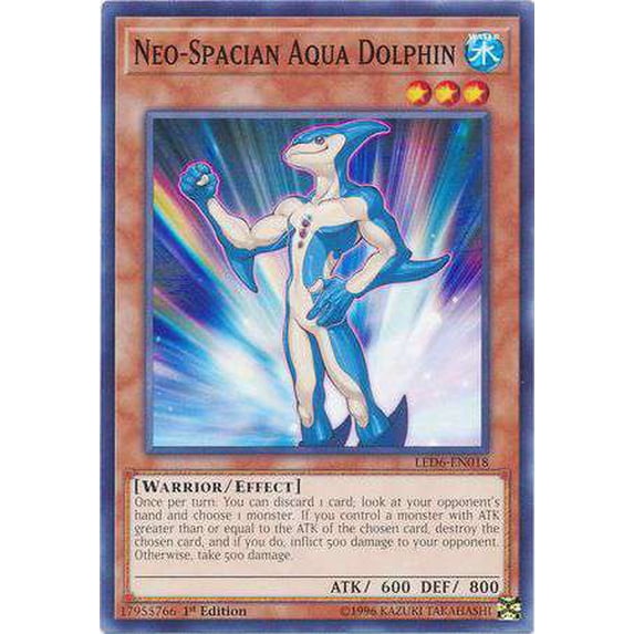 YuGiOh Legendary Duelists: Magical Hero Common Neo-Spacian Aqua Dolphin LED6-EN018