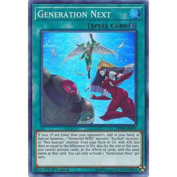 YuGiOh Legendary Duelists: Magical Hero Super Rare Generation Next LED6-EN014