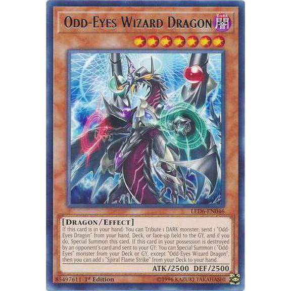 YuGiOh Legendary Duelists: Magical Hero Odd-Eyes Wizard Dragon LED6-EN046