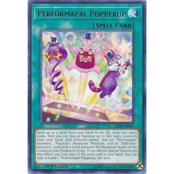 YuGiOh Legendary Duelists: Magical Hero Performapal Popperup LED6-EN047