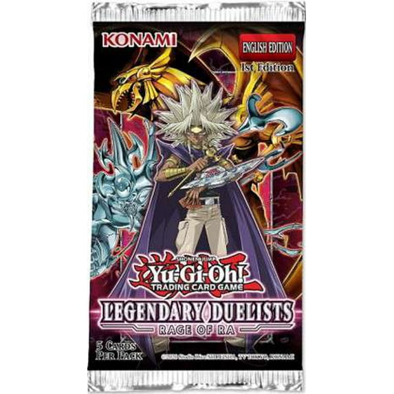 Yugioh Legendary Duelists TCG Game: Rage of Ra Booster Box - 36 Packs of 5 Cards Each!