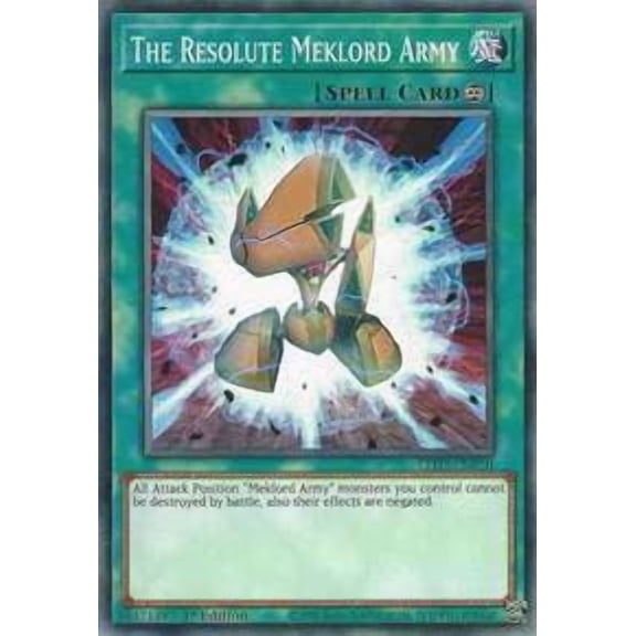 YuGiOh Legendary Duelists Rage of Ra Common The Resolute Meklord Army LED7-EN050