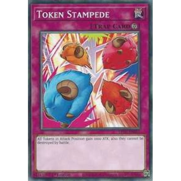 YuGiOh Legendary Duelists Rage of Ra Common Token Stampede LED7-EN055