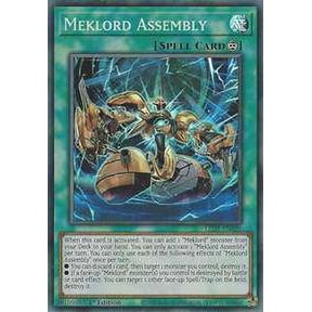 YuGiOh Legendary Duelists Rage of Ra Super Rare Meklord Assembly LED7-EN020