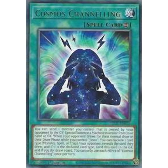 YuGiOh Legendary Duelists Rage of Ra Rare Cosmos Channelling LED7-EN036