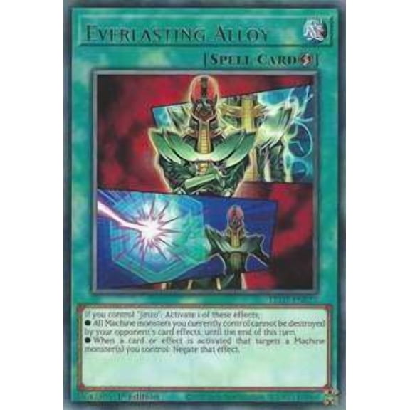 YuGiOh Legendary Duelists Rage of Ra Rare Everlasting Alloy LED7-EN037