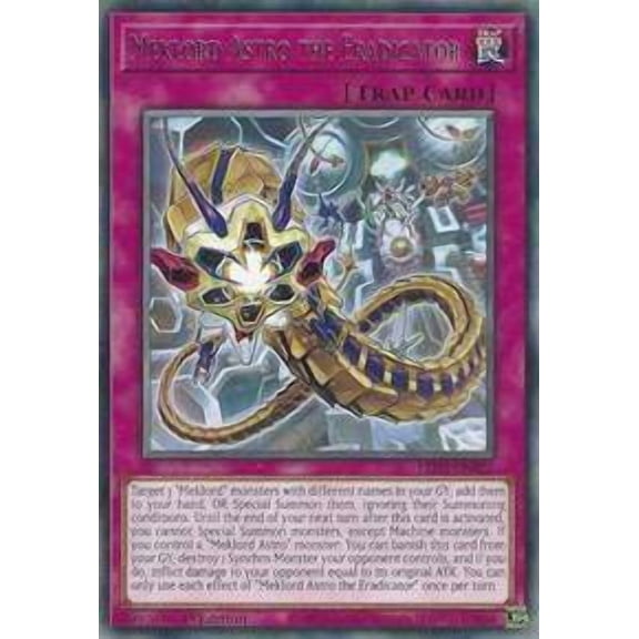 YuGiOh Legendary Duelists Rage of Ra Rare Meklord Astro the Eradicator LED7-EN022
