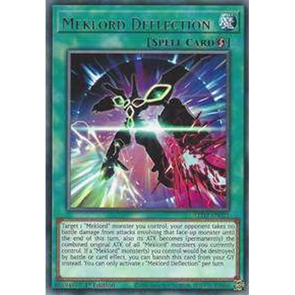 YuGiOh Legendary Duelists Rage of Ra Rare Meklord Deflection LED7-EN021
