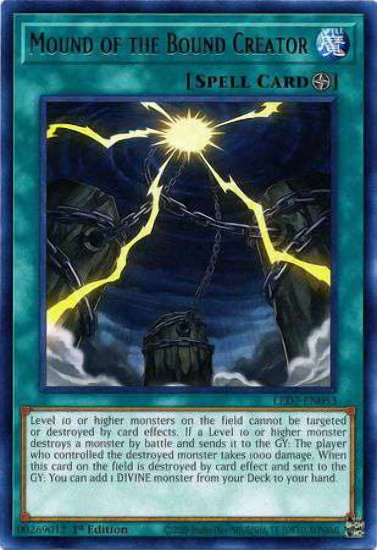 YuGiOh Legendary Duelists Rage of Ra Rare Mound of the Bound Creator LED7-EN053 - Walmart.com YuGiOh Legendary Duelists Rage of Ra Rare Mound of the Bound Creator LED7-EN053 - Walmart.com