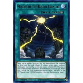 YuGiOh Legendary Duelists Rage of Ra Rare Mound of the Bound Creator LED7-EN053