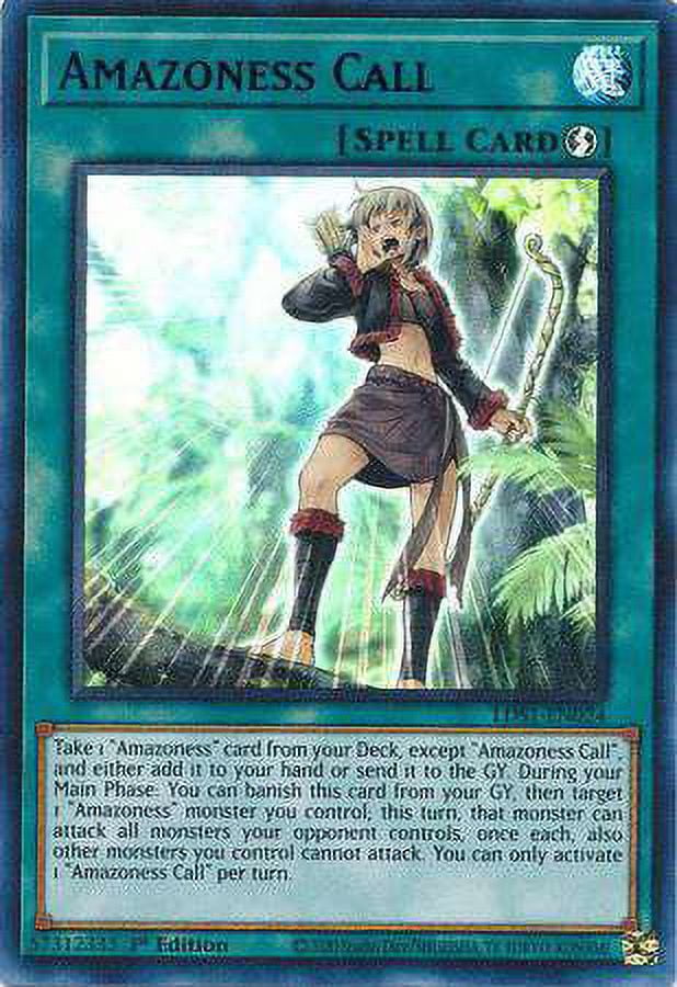 YuGiOh Legendary Duelists: Season 1 Amazoness Call LDS1-EN024 (Green  Variant) - Walmart.com