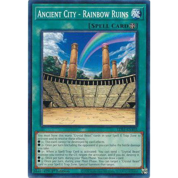 YuGiOh Legendary Duelists: Season 1 Common Ancient City - Rainbow Ruins LDS1-EN103