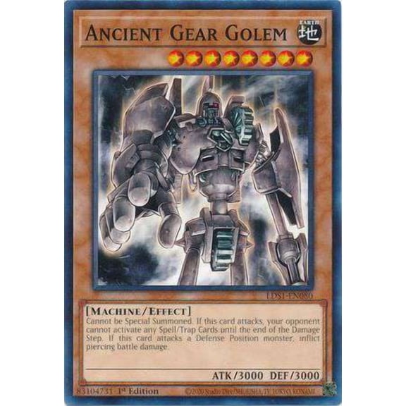 YuGiOh Legendary Duelists: Season 1 Common Ancient Gear Golem LDS1-EN080