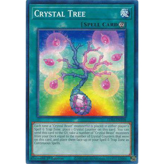 YuGiOh Legendary Duelists: Season 1 Common Crystal Tree LDS1-EN108