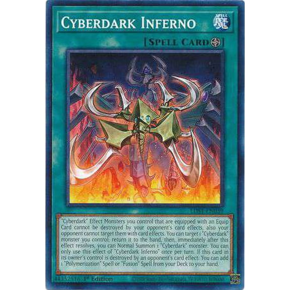 YuGiOh Legendary Duelists: Season 1 Common Cyberdark Inferno LDS1-EN039