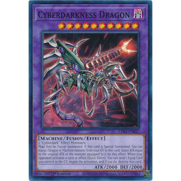 YuGiOh Legendary Duelists: Season 1 Common Cyberdarkness Dragon LDS1-EN037