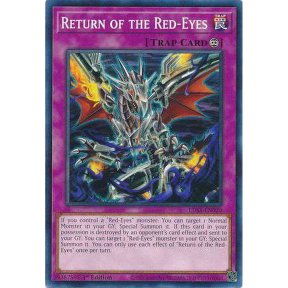 YuGiOh Legendary Duelists: Season 1 Common Return of the Red-Eyes LDS1-EN020