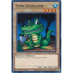 YuGiOh Legendary Duelists: Season 1 Common Toon Alligator LDS1-EN052