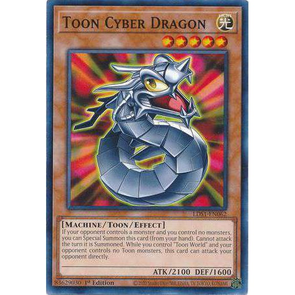 YuGiOh Legendary Duelists: Season 1 Common Toon Cyber Dragon LDS1-EN062