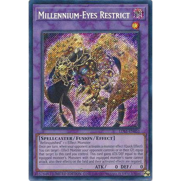 YuGiOh Legendary Duelists: Season 1 Millennium-Eyes Restrict LDS1-EN051