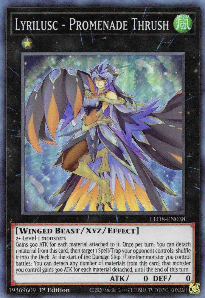 yugioh lyrilusc cards YuGiOh Legendary Duelists: Synchro Storm Super Rare Lyrilusc