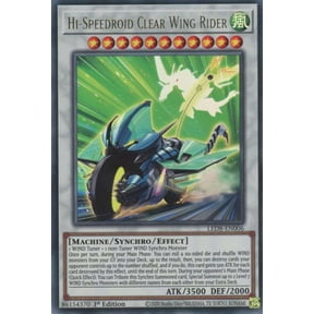 YuGiOh Legendary Duelists: Synchro Storm Ultra Rare Hi-Speedroid Clear Wing Rider LED8-EN006