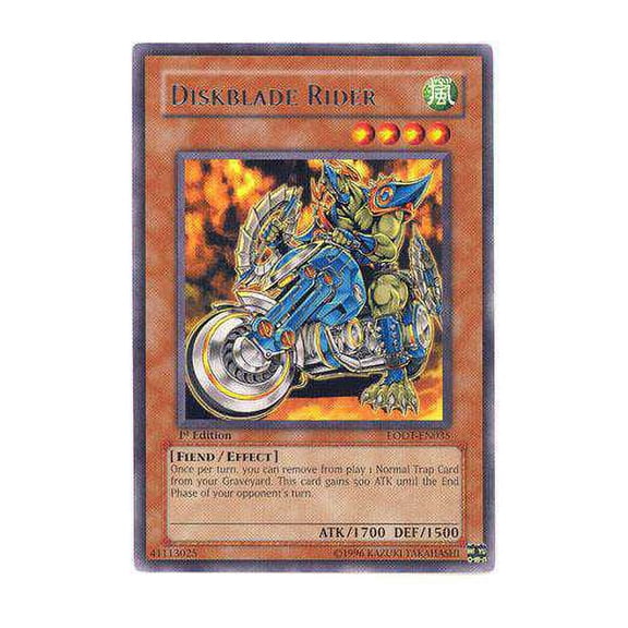 YuGiOh Light of Destruction Rare Diskblade Rider LODT-EN035