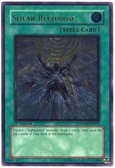 YuGiOh Light of Destruction Ultimate Rare Solar Recharge LODT-EN052