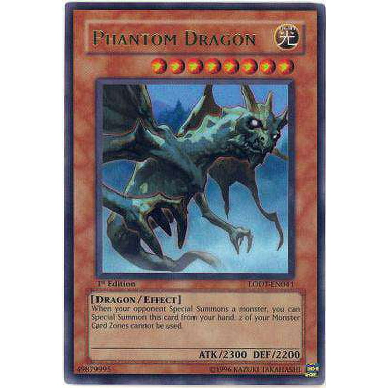 YuGiOh Light of Destruction Ultra Rare Phantom Dragon LODT-EN041
