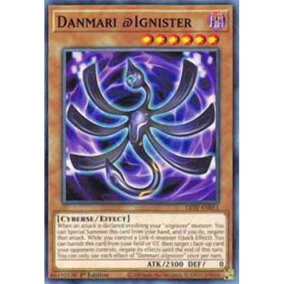 YuGiOh Lightning Overdrive Common Danmari @Ignister LIOV-EN011